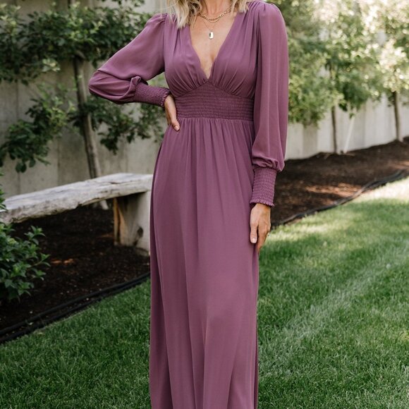 Baltic Born Olivia Maxi Dress | Vintage Plum Size 3XL3XL - Picture 2 of 5